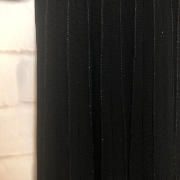 Soft Surroundings Black Palamero Pleated Maxi Dress Size S - Picture 3 of 6